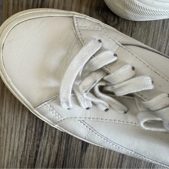 Madewell Sidewalk Low-Top Sneakers in Leather - Women's Size 7.5 Fits Like 8 - Picture 11 of 15